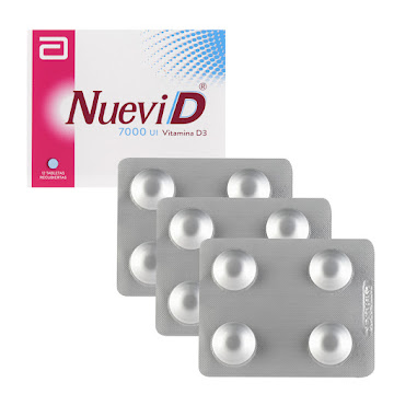 Nuevi D Vitamina D3 7000 UI Abbott Caja x 12 Tabletas  