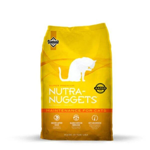NUTRA NUGGETS F MANTENIMIENTO 3 KG NUTRA NUGGETS  x 1 Formulada como un producto completo y equilibrado, esta fórmula está diseñada para promover la salud a largo plazo de gatos con niveles de actividad normales a bajos. Esta fórmula altamente digestible