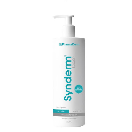 Locion Synderm Gel Limpiador Accion Humectante Frasco x 300 ml