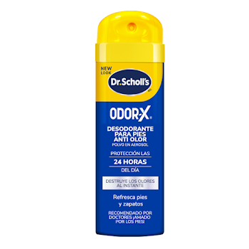 Desodorante Para Pies Dr. Scholl’s Anti Olor Odor-X en Aerosol x 133 gr  