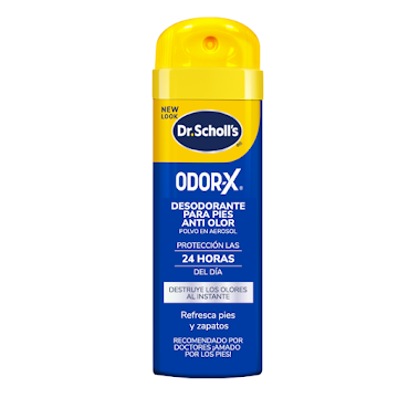 Desodorante Para Pies Dr. Scholl’s Anti Olor Odor-X en Aerosol x 133 gr  