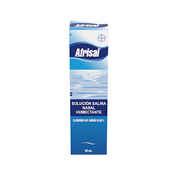 Afrisal Cloruro de Sodio 0.65% Bayer Solución Nasal Frasco x 30 ml  