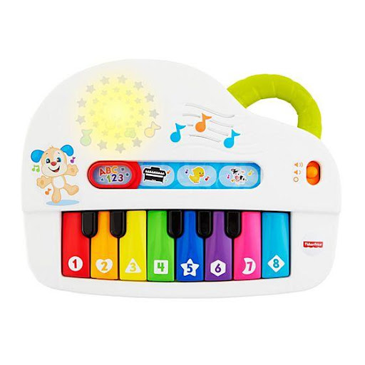 Fisher Price Perrito Piano Sonidos Divertidos Fisher Price Caja x 1 Este piano interactivo no solo introduce al niño en el mundo de la música, sino que también favorece el desarrollo de habilidades cognitivas y motoras. A medida que explora las teclas iluminadas y los