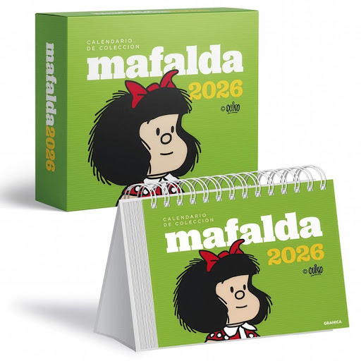 Mafalda 2026. Calendario De Colección Granica Libro x 1.0 Mafalda 2026. Calendario De Colección  Interior: Con caja contenedora. Un día a la vista. - 336pags. Encuadernación: Base de cartón recubierto con espiral doble en estuche para regalar y termosellado 