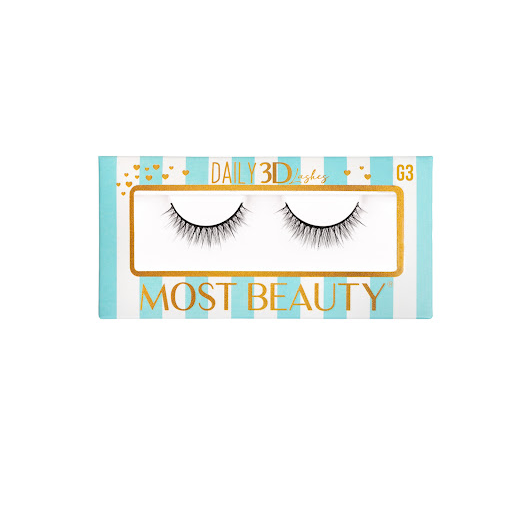 Pestañas Postizas Most Beauty Línea Natural #G3 x 1 und