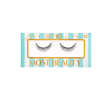 Pestañas Postizas Most Beauty Línea Natural #G3 x 1 und  