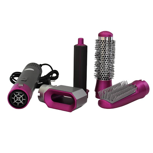 Cepillo Eléctrico Multifuncional 5 en 1 – Peinado Rápido sin Calor Dañino GENERICO Unidad x 1 ¡Transforma tu rutina de belleza con el innovador Secador Cepillo Eléctrico 5 en 1! Este versátil cepillo secador es la herramienta perfecta para alisar, rizar, dar volumen y masajear tu cuero cabellu