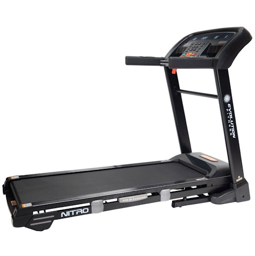 TROTADORA EVOLUTION NITRO EVOLUTION FITNESS Individual x 1 EVO NITRO es una trotadora de alto rendimiento diseñada para superar tus expectativas de entrenamiento con un potente motor te brinda una velocidad máxima excepcional, permitiéndote desafiarte y alcan