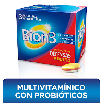 Bion3 Defensas Adulto Caja x 30 Tabletas  
