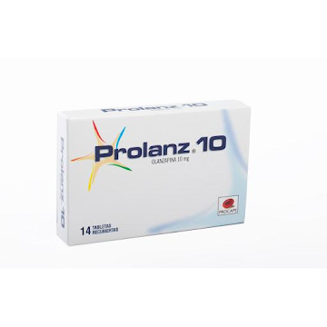 Prolanz 10mg Tabletas   Caja X14tab. Procaps Olanzapina                  