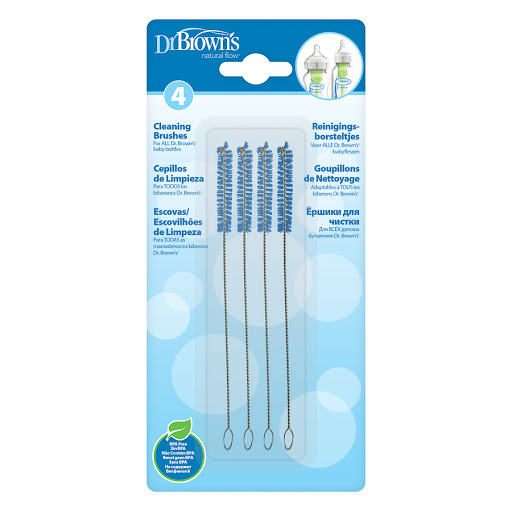 Repuesto Cepillo de Limpieza para Teteros Bebé Dr Browns x 4 und