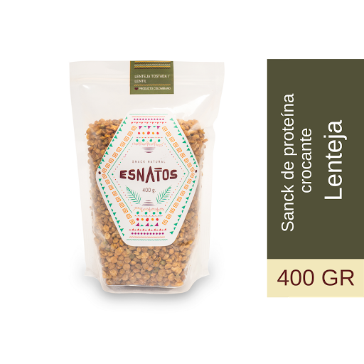 Snack Lenteja Esnatos Natural x 400 gr