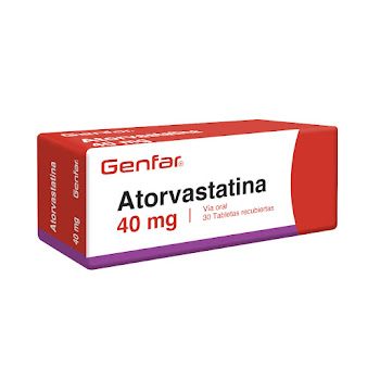 Atorvastatina 40 mg Genfar Caja x 30 Tabletas  