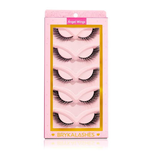 Pestañas Postizas Angel Wings - 5 Pares Bryka Caja x 5pares Pestañas enteras reutilizables entre 15 y 20 posturas. Tamaño 8–12 mm. Presentación: caja de 5 pares. Ideales para todo tipo de ojos; su diseño se adapta perfectamente y realza la mirada sin esfuerzo.