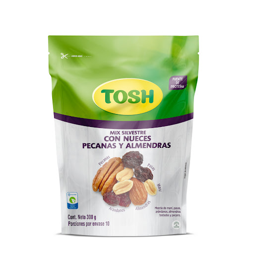 Pasabocas Tosh Mix Silvestre Paquete x 300 gr
