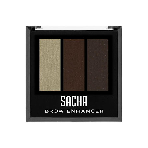 Kit de Cejas Sacha Eyebrow Enhancer Dark X 6 Gr SACHA COSMETICS Estuche x 1 El Eyebrow Enhancer kit de cejas es un compacto conveniente que contiene un polvo para cejas más claro, otro polvo para cejas más oscuro y una cera para crear cejas perfectamente formadas y arregladas