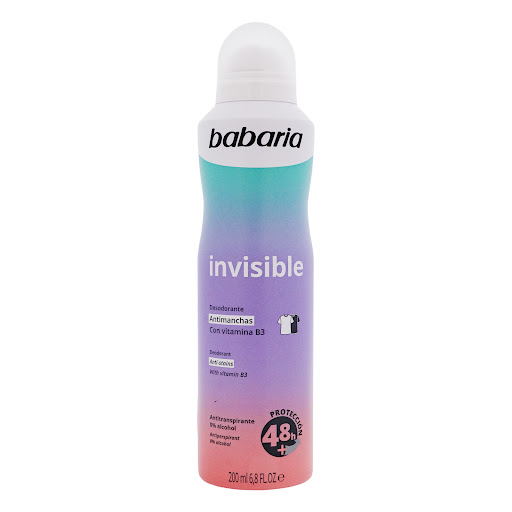 Desodorante Babaria Invisible Spray x 200 ml