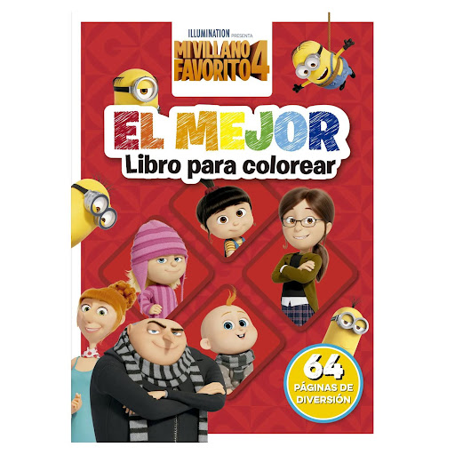 Mi Villano Favorito 4. El Mejor Libro Para Colorear Altea Libro x 1 MI VILLANO FAVORITO 4. MEJOR LIBRO COLORColección: ALTEAPáginas: 64Target de Edad: A partir de 7 añosTipo de encuadernación: Tapa blandaIdioma: ESFecha de publicación: 01-07-2024Editorial: ALTEADimens