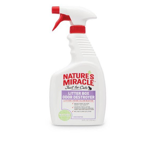NATURE MIRACLE GATO DESTRUCTOR DE OLORES CAJA ARENA SIN PERFUME 24 Oz NATURE MIRACLE  x 1  