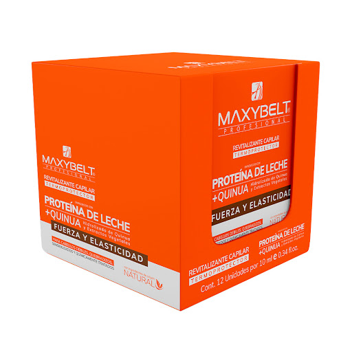 Ampolleta Maxybelt Termoprotector Proteínas De Leche Caja x 12 und