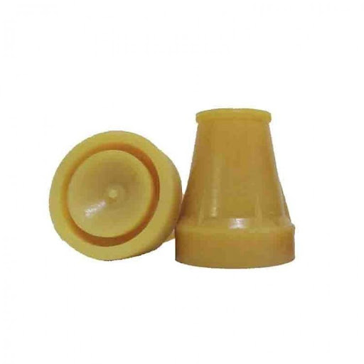 Regatón Muleta Amarillo Nacional GENERIC OFC Individual x 1 Regatón para caminadores y muletas que ayuden a mantener el equilibrio a la hora de caminar con superficie de antideslizante.