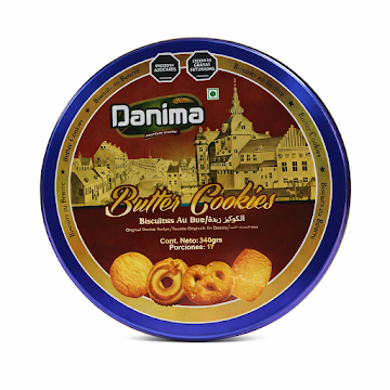 Galletas Danima De Mantequilla Lata x 340 gr  