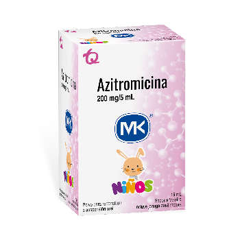 Azitromicina 200mg/5ml Mk Frasco x 15 ml  