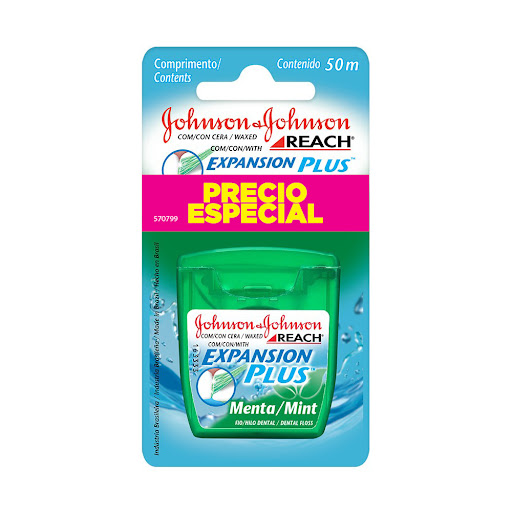 Oferta Seda Dental Johnson & Johnson Reach Menta X1Und. Pg.35 Lleve 50