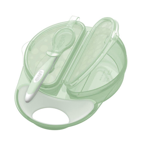 Kit Alimentacion Bebé Portatil Dr Browns con Cuchara Dr Browns Bowl x 1 Juego de bowl y cuchara, practico para viajes o comidas fuera de casa. 
Formado por 2 contenedores independientes cada uno con su tapa, esto permite llevar diferentes alimentos sin tener que mezclarlo