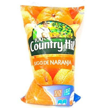 Jugo Country Hill 100% Naranja Light Bolsa x 1 lt  
