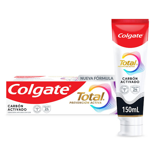Crema Dental Colgate Total Carbón Prevención Activa x 150 ml