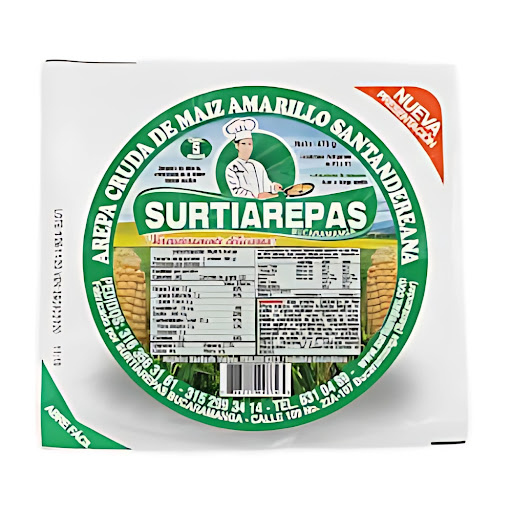 Arepa Santandereana Surtiarepas Paquete x 5 und