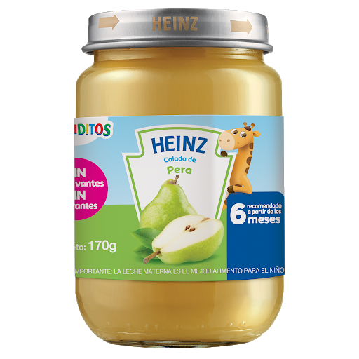 Compota Heinz Colado   Creciditos Pera X170g.