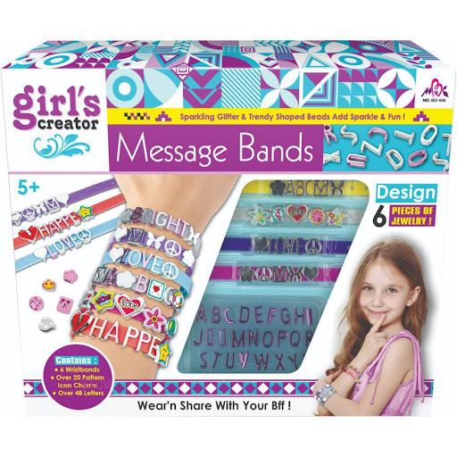 Set Pulseras Creator Caja Plasticos Asociados  x 1 Este set de pulseras es ideal para que los niños exploren su creatividad y diseñen accesorios únicos con una amplia variedad de colores y formas. Gracias a su enfoque interactivo, podrán desarrollar h