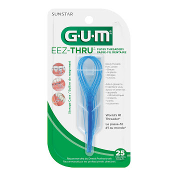 Hilo Dental Gum Enhebrador Eez Thru Floss Threaders x 25 und  