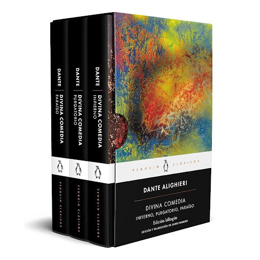 Divina Comedia. Estuche. Dante Alighieri Penguin Clasicos  x 1 DIVINA COMEDIA (ESTUCHE)La Divina Comedia relata el viaje de Dante Alighieri por el infierno, el purgatorio y el paraíso en tres grandes cánticas.En el Infierno, el gran poeta italiano relata su viaje