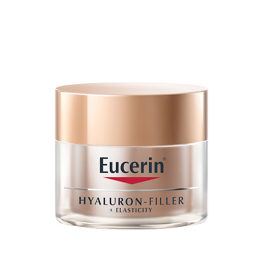 Crema Facial Eucerin Noche Hyaluron-Filler + Elasticity Antiedad x 50 ml