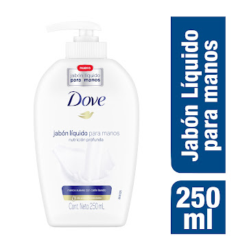Jabón Dove Líquido Beauty Cream Wash Manos x 250 ml  