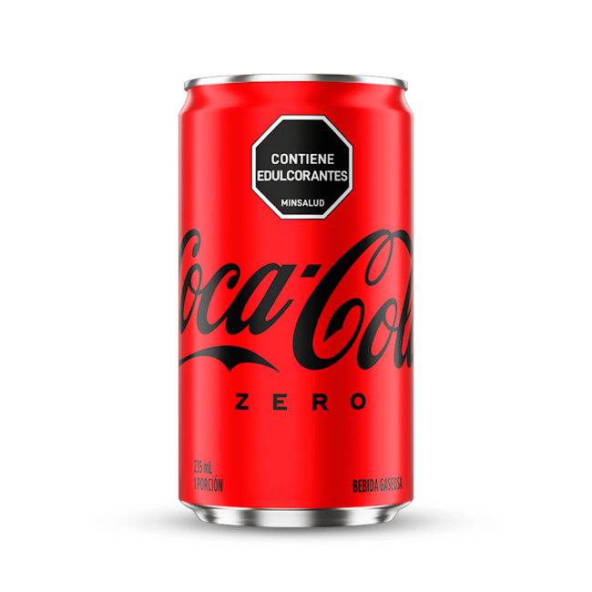 Gaseosa Coca-Cola Zero Lata x 235 ml  