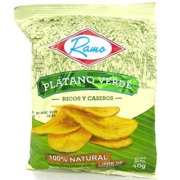 Pasabocas Ramo Plátano Verde Paquete x 40 gr  