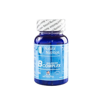B Complex Complejo B Natural Nutrition Frasco x 100 Tabletas  