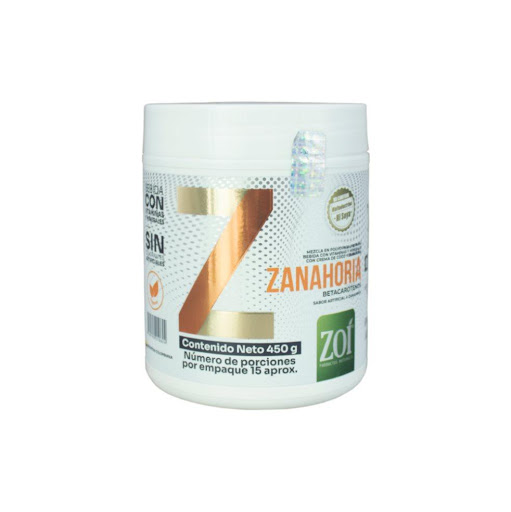 Zanahoria + betacarotenos ZOI TARRO 450 gr x 1 Es una mezcla en polvo para preparar bebida nutritiva elaborada con zanahoria natural, betacarotenos, crema de coco, vitaminas y minerales. Su formulación aporta antioxidantes y nutrientes que contrib