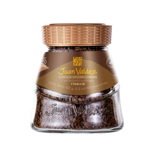 Café Juan Valdez Liofilizado Clásico  Frasco x150 g
