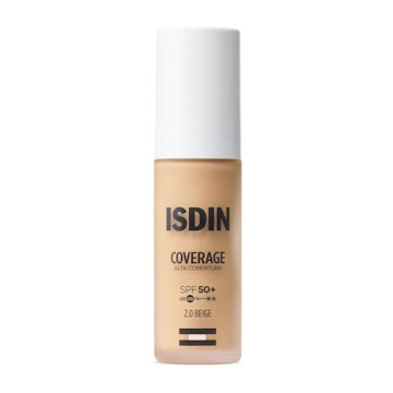 Base Isdin Coverage Tono 2 Beige Con Spf50 Frasco x 30 ml  