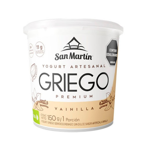Yogurt Griego San Martín Vainilla Tarrina x 150 gr