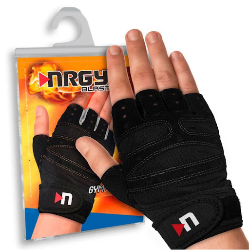 Guantes Gym PURA+ Paquete por 2 unidades x 2 Guantes gym diseñados para proteger las manos durante entrenamientos de fuerza, pesas, barras y rutinas funcionales. Su diseño medio dedo permite mayor movilidad, mientras el ajuste en muñeca brinda e
