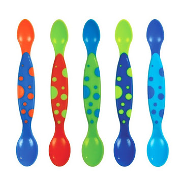 Solo Online Set Cuchara Doble Punta   Colores Variado Para Nino Marca The First Year 
