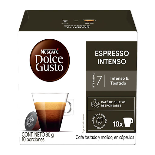 Nescafé Dolce Gusto Espresso Intenso Empaque x 10 caps