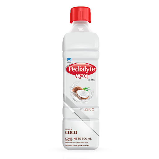 Suero Rehidratante Pedialyte Max 60 Coco Frasco x 500 ml