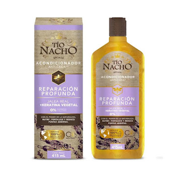 Acondicionador Tío Nacho Anti-Caida Reparación Profunda Botella x 415 ml  